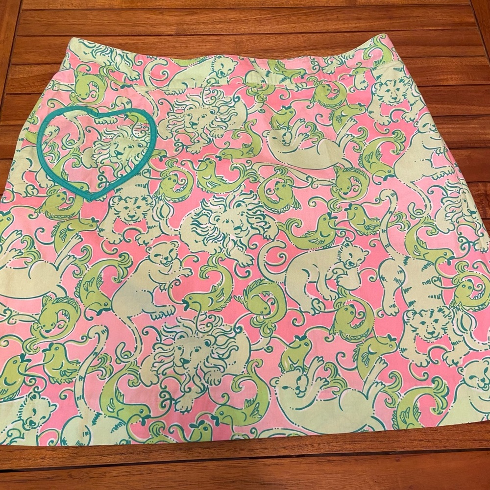 Lilly Pulitzer Heart Pocket Skirt - Picture 3 of 7
